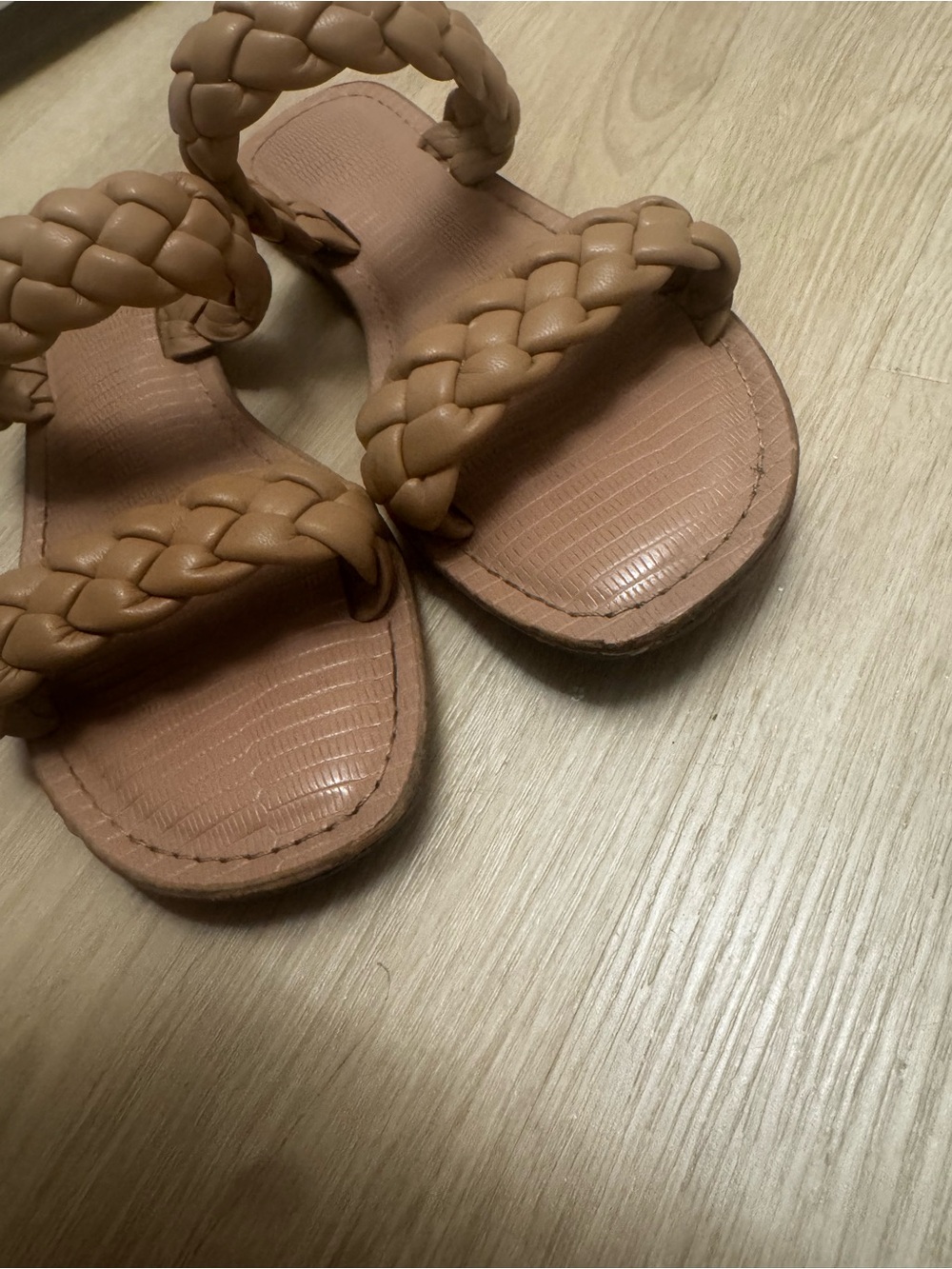 Dolce Vita Braided Double-Strap Women's Slide Sandals - Tan - Picture 6 of 6